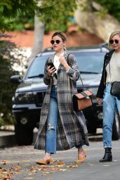 Lucy Hale in a Long Coat - Los Angeles 12/09/2018