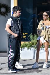Madison Beer and Zack Bia - Urth Cafe in Los Angeles 12/03/2018