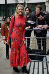 Margot Robbie - Outside of the BBC Radio 1 Studios in London 12/10/2018