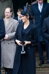 Meghan Markle - Christmas Day Church Service in King