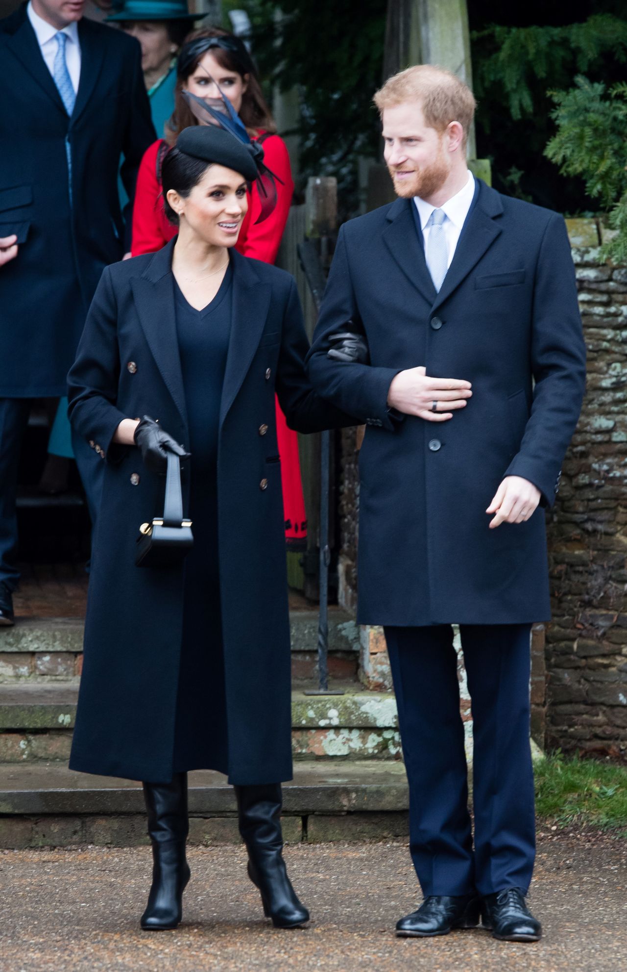 Meghan Markle Christmas Day Church Service in King's Lynn, England 12