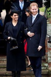 Meghan Markle - Christmas Day Church Service in King