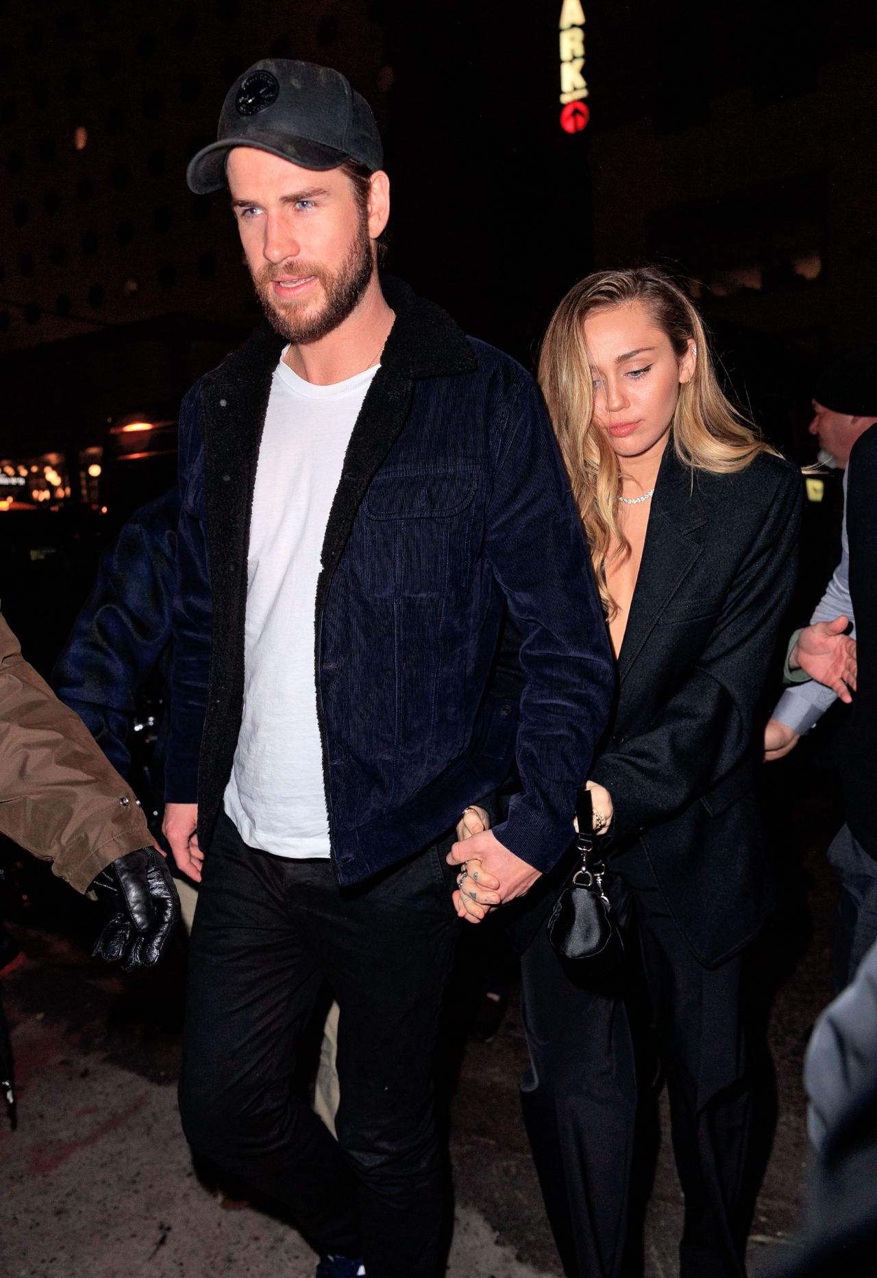 Miley Cyrus and Liam Hemsworth - Arriving to the SNL After Party in NY ...