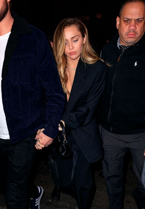 Miley Cyrus and Liam Hemsworth - Arriving to the SNL After Party in NY 12/15/2018