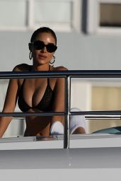 Olivia Culpo in Bikini on a Yacht in Miami 12/30/2018