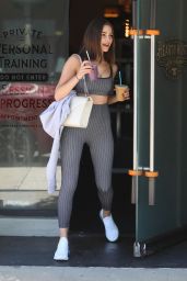 Olivia Culpo in Workout Gear - Leaving a Gym in West Hollywood 12/04/2018