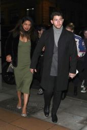 Priyanka Chopra and Nick Jonas - Outside Sketch Restaurant in London 12/28/2018