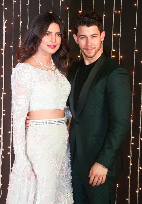 Priyanka Chopra and Nick Jonas - Wedding Celebrations in Mumbai 12/20/2018