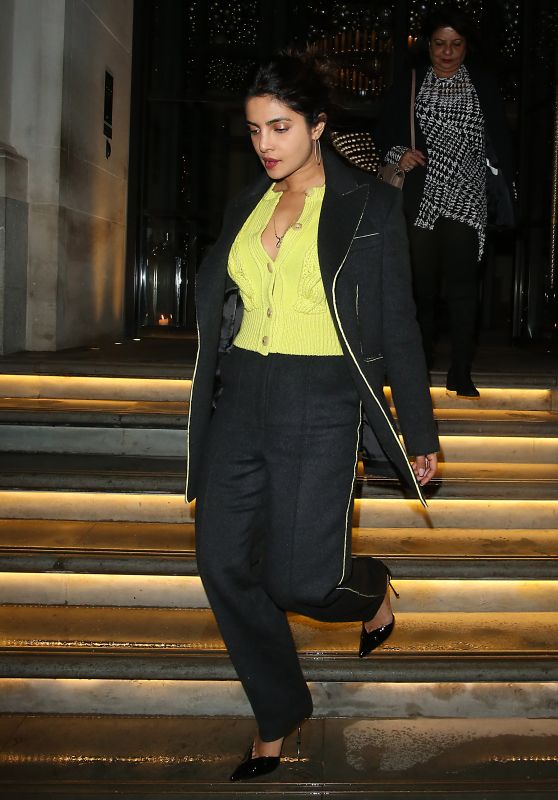 Priyanka Chopra at the Delaunay Restaurant in London 12/22/2018