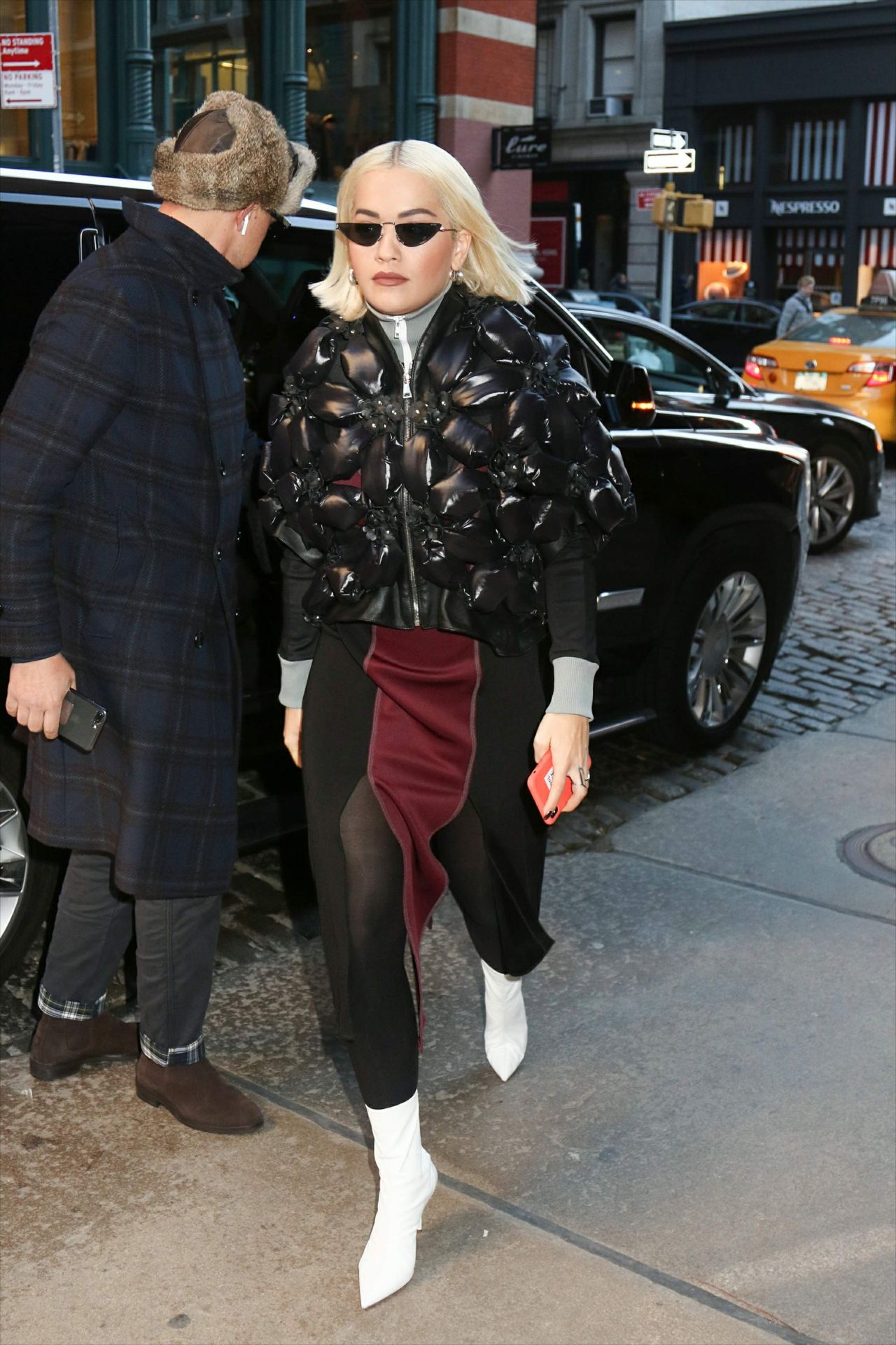 Rita Ora - Arriving at a Hotel in New York 12/18/2018 • CelebMafia