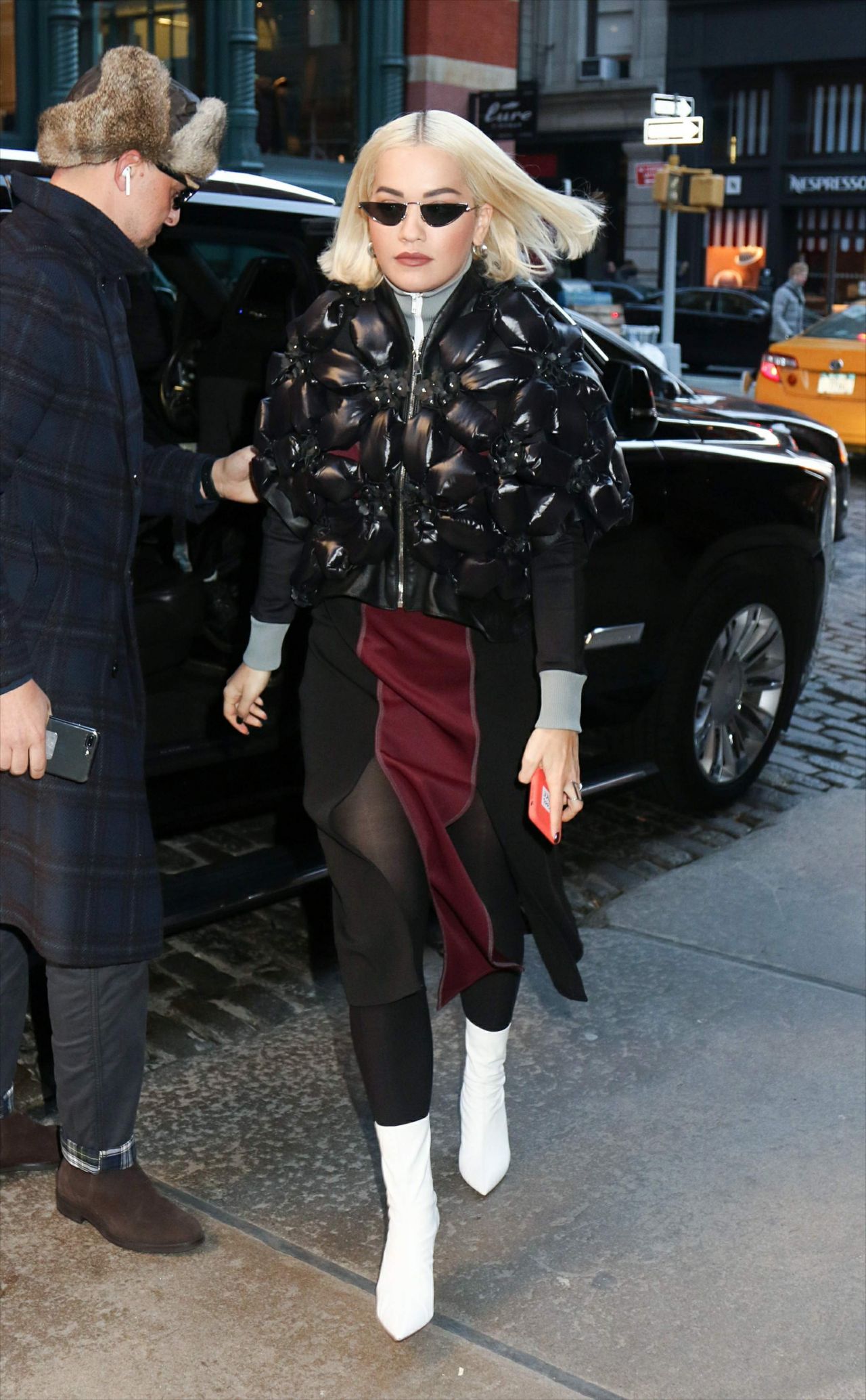 Rita Ora - Arriving at a Hotel in New York 12/18/2018 • CelebMafia