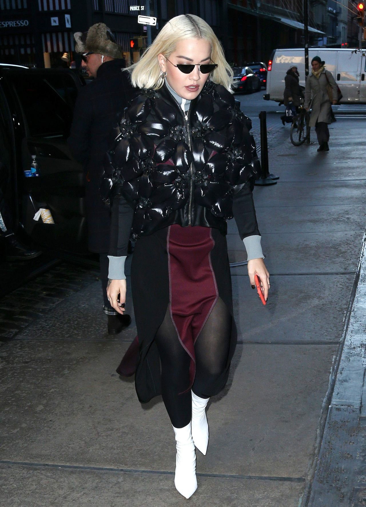 Rita Ora - Arriving at a Hotel in New York 12/18/2018 • CelebMafia