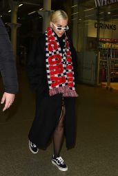 Rita Ora in Travel Outfit - Euro Star Terminal in London 12/20/2018