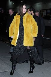 Sandra Bullock - Arrives to "The Late Show with Stephen Colbert" in NY 12/17/2018