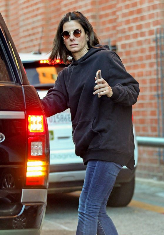 Sandra Bullock Casual Style - Out in Beverly Hills 12/20/2018