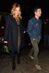 Sienna Miller Night Out - Chiltern Firehouse in London 12/19/2018