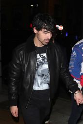 Sophie Turner and Joe Jonas - Outside Sketch Restaurant in London 12/28/2018