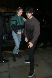Sophie Turner at the Delaunay Restaurant in London 12/22/2018