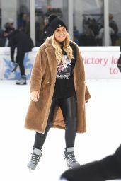Tallia Storm - Ice Skating in Bryant Park in New York City 12/14/2018