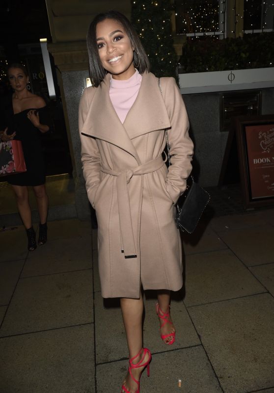 Tisha Merry Night Out Style - Rosso Restaurant in Manchester 12/20/2018