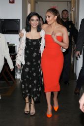 Vanessa Hudgens and Jennifer Lopez - Arriving at Univision