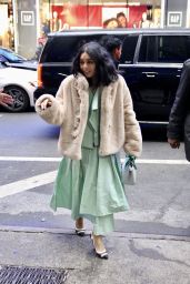 Vanessa Hudgens Arriving to Appear on GMA in NYC 12/13/2018