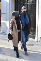 Abigail Spencer With Her New Boyfriend - Paris 01/21/2019