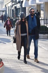 Abigail Spencer With Her New Boyfriend - Paris 01/21/2019