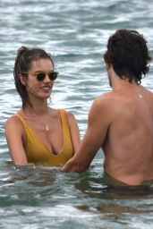 Alessandra Ambrosio in Swimsuit at the Beach in Brazil 01/04/2019