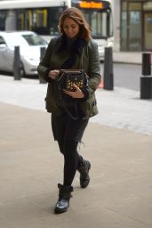 Alex Jones - Arriving at the One Show Studios in London 01/15/2019
