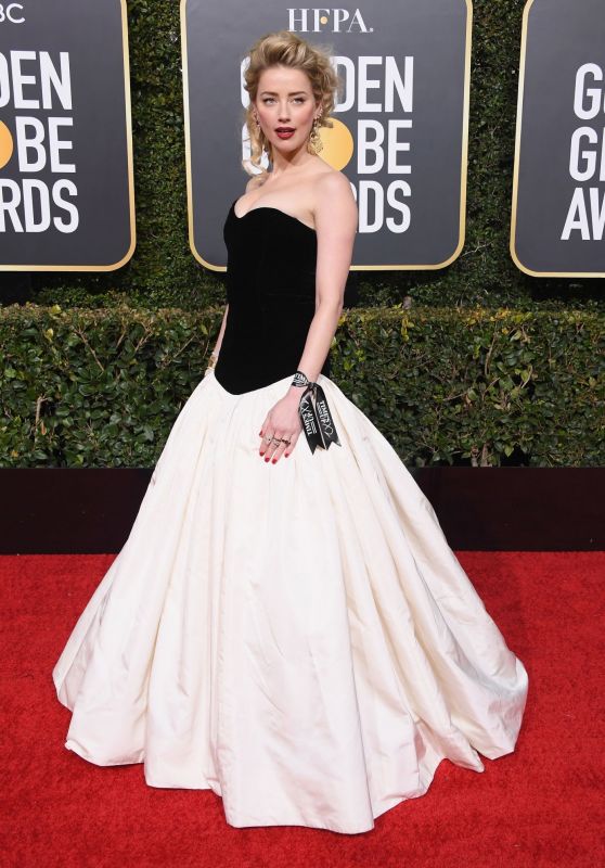 Amber Heard – 2019 Golden Globe Awards Red Carpet