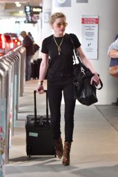 Amber Heard at LAX in LA 01/06/2019