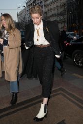 Amber Heard is Stylish - Heads to the Hotel George V in Paris 01/21/2019