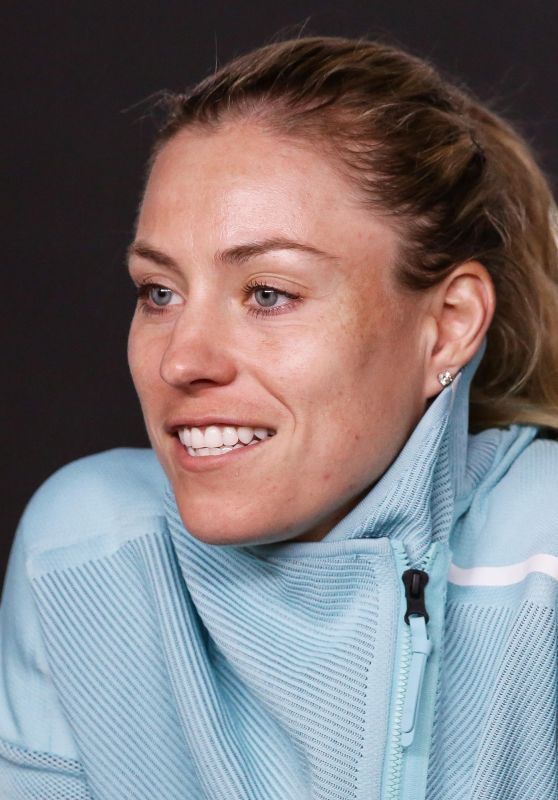 Angelique Kerber – Talks to the Press During Media Day ahead of the 2019 Australian Open