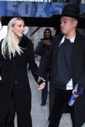 Ashlee Simpson and Evan Ross at Good Day NY 01/07/2019