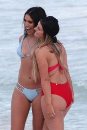 Ashley Iaconetti and Carly Waddell - Bikini Photoshoot on Cancun Beach 01/20/2019