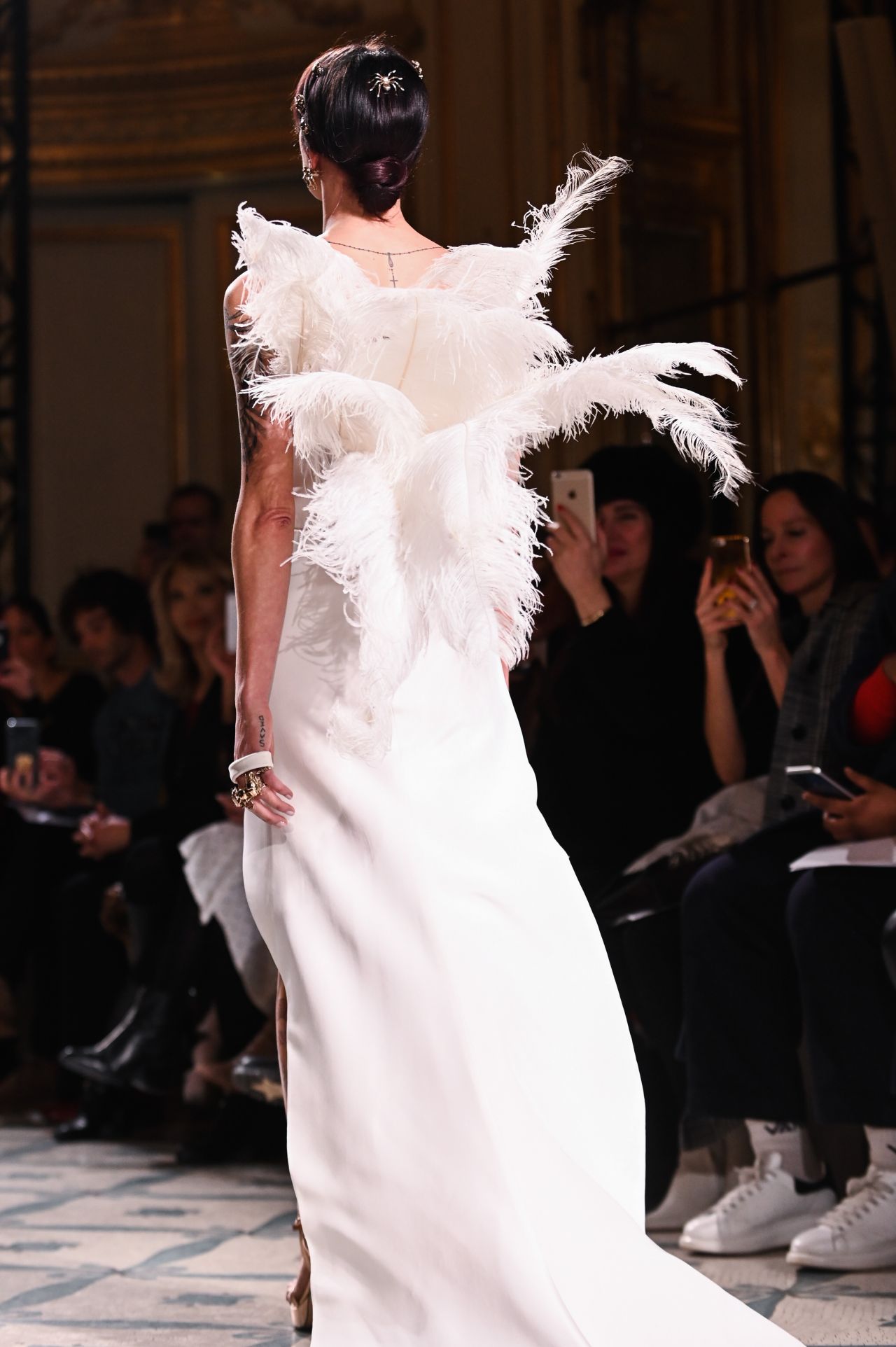 Asia Argento - Walks Grimaldi Fashion Show in Paris 01/21/2019 • CelebMafia