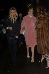 Billie Faiers and Sam Faiers - Arriving at 100 Wardour in London 01/26/2019