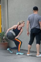 Brie Larson Works Up a Sweat at the Gym in LA, January 2019