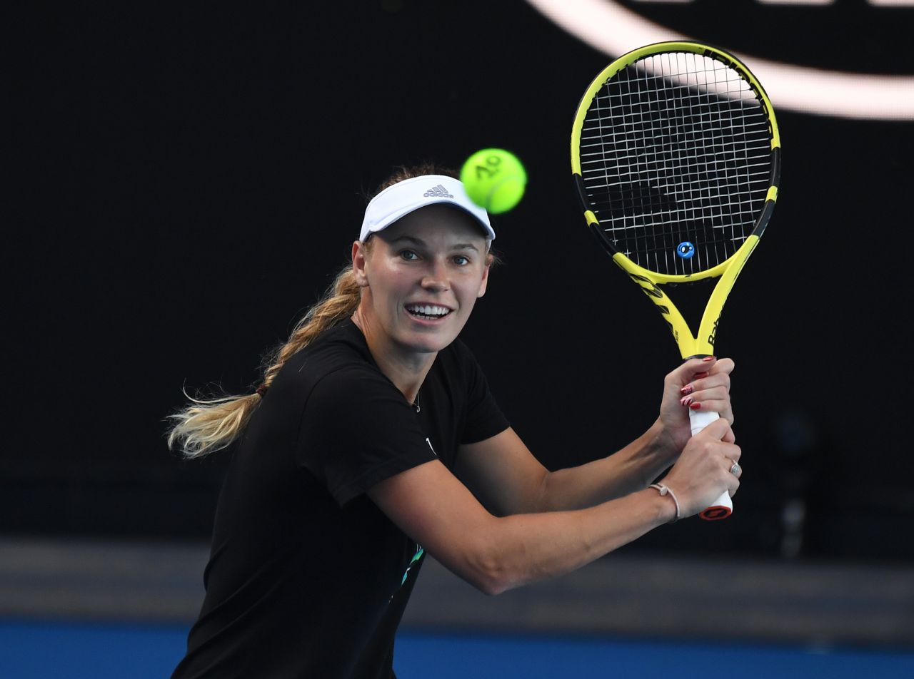 Caroline Wozniacki – Practicing in Melbourne 01/13/2019 • CelebMafia