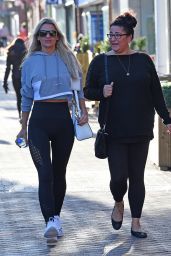 Christine McGuinness and Tanya Bardsley - Out in Wilmslow 01/28/2019