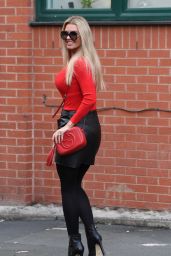 Christine McGuinness Style and Fashion - Manchester City Center 01/08/2019