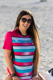 Claudia Romani - Beach in South Beach 01/15/2019