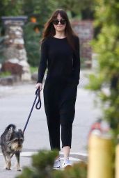 Dakota Johnson - Took Her Dog Out For a Walk in Malibu 01/27/2019