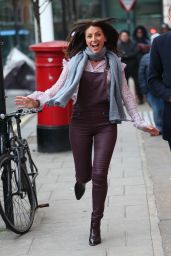 Davina McCall - After Appearing on Steve Wright BBC Radio Show in London 01/04/2019