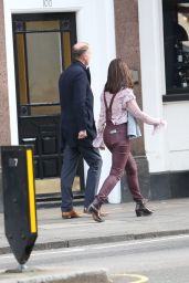 Davina McCall - After Appearing on Steve Wright BBC Radio Show in London 01/04/2019