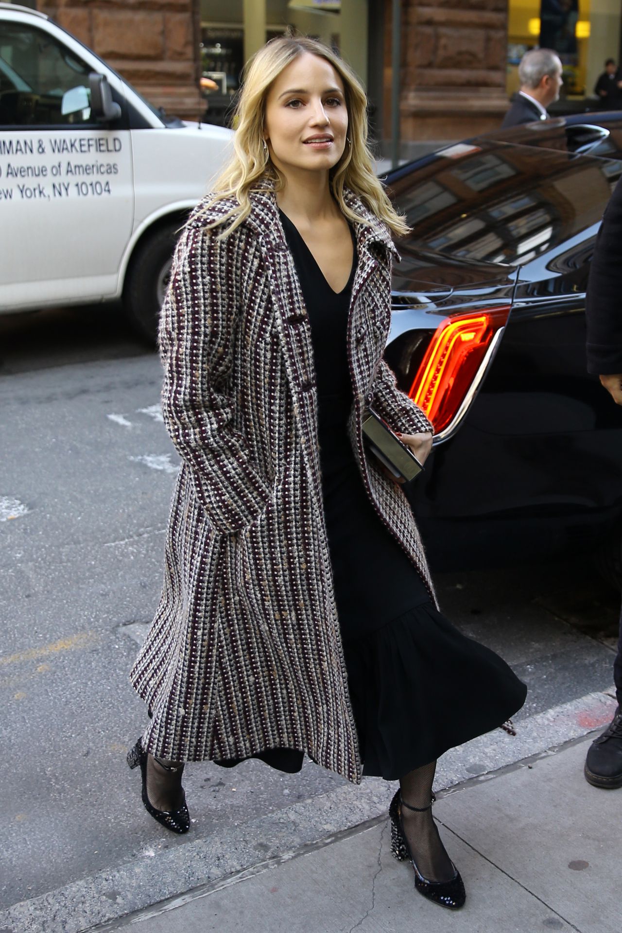 Dianna Agron - Outside BUILD Studio in NYC 01/15/2019 • CelebMafia