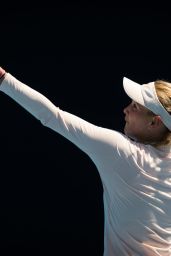 Donna Vekic – Practicing in Melbourne 01/13/2019