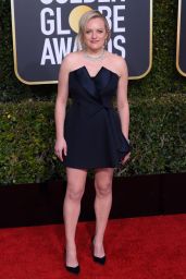 Elisabeth Moss – 2019 Golden Globe Awards Red Carpet
