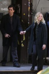 Elle Fanning and Javier Bardem - On the set of Sally Potter